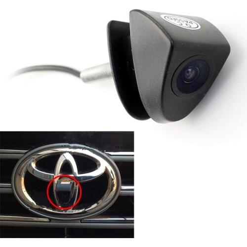 Toyota Prado Highlander Camry CCD car front logo camera reversing front view camera parking assist system