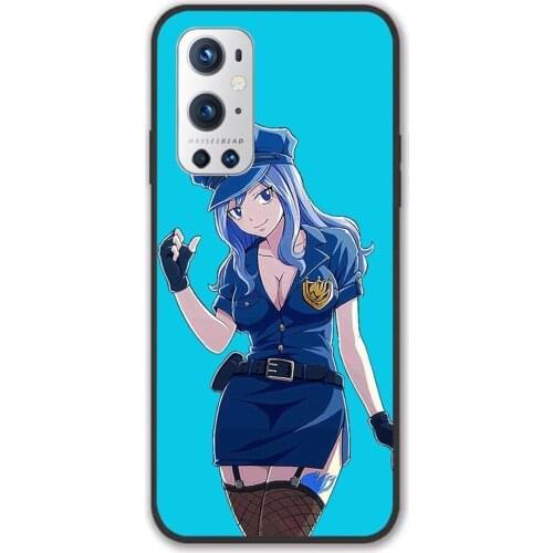 For Oneplus Juvia Police Black TPU Border Oneplus Case