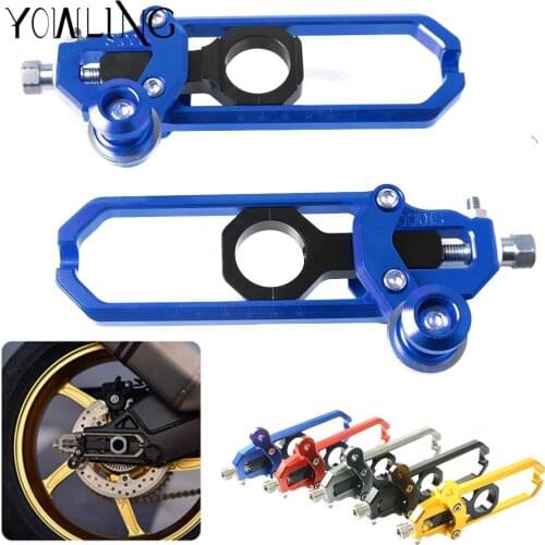 Motorcycle Parts Aluminum Rear Axle Spindle Chain Adjuster Blocks with Spool Sliders For BMW S1000RR S1000 RR S 1000RR 2009-2016