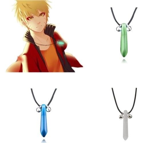 Naruto Uzumaki Naruto Tsunade Costumes Costume Props Metal Anime fan White Blue Green Pendant