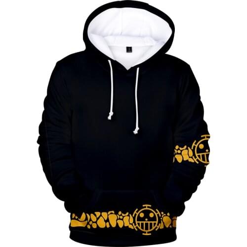 3D Printed Hoodies One Piece Hoodie Men Sweatshirt Women Harajuku Pullovers Casual Hot Sale Anime Black 3D Hoodies Clothes