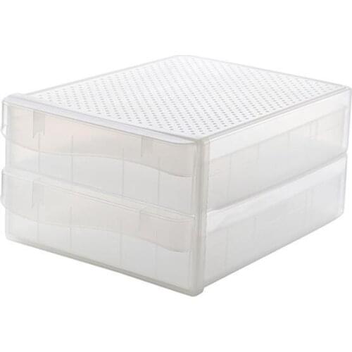 Hot Selling Egg Container 2-Layer 60 Grids Egg Storage Container Egg Holder For Refrigerator For Kitchen Storage