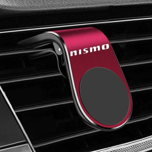 Magnetic Stickers Car Phone Holder for Nissan nismo Air Vent Clip Mount Magnet Mobile Stand GPS Display Air Vent Car Holder