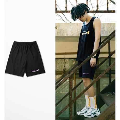 Standard Curve Live Your Dream Letter Print 100% Cotton Short Pants Male 2019 Summer Harajuku New Fashion Leisure Shorts Men