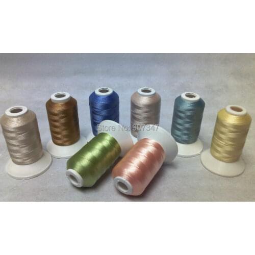 Simthread 40WT PASTEL Colors Polyester Embroidery Machine Thread 550 Yards/spool
