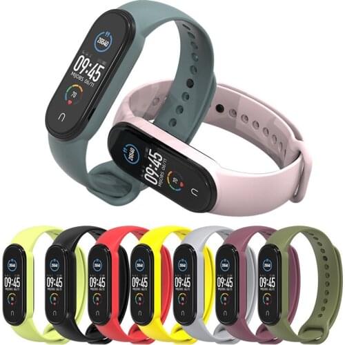 Bracelet For Xiaomi Mi Band 5 Strap Sport Wristband Watchband Miband5 Band5 Mi5 Silicone WaterProof Smart Watchbands Accessories