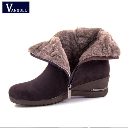 Vangull Women's Wedge Ankle Boots