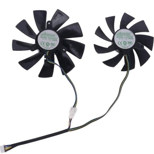 87mm GA92S2H 100mm GAA8S2H GAA8S2U 4Pin Cooler Fan for GTX 1060 1070 1080 Ti MINI HA Dual Graphic Card Fan