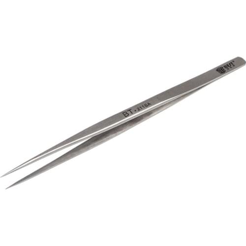 High Precision Industrial Tweezers Anti-magnetic Anti-acid Non-corrosive Stainless Steel Matte Tweezer Professional Tools