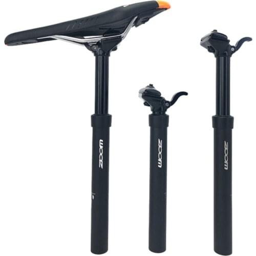 ZOOM MTB Mountain Bike Oil Pressure Hand-Controlled Lift Seat Tube Seat Post 30.9 31.6 Hand-controlled Lifting Seat Post