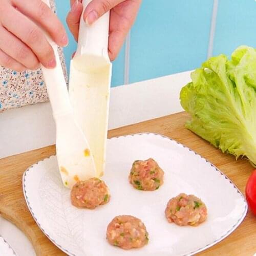 1 Set Meatball Maker Home Kitchen Cooking Tool Pattie Fish Ball Burger Mold DIY practical Meatball Toolv