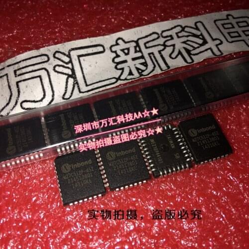 10PCS/LOT W27C512P-45Z W27C512P W27C512 27C512P 27C512 PLCC32 Memory Chips For Car Repair