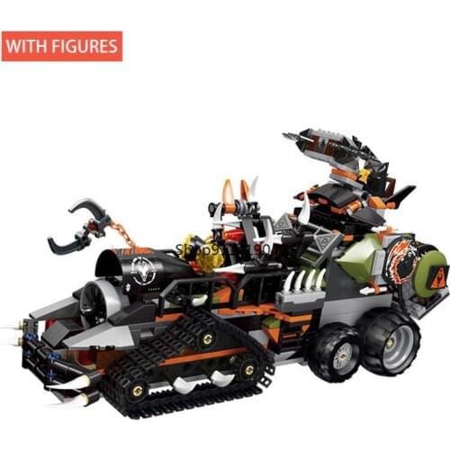1221pcs Dieselnaut Set With Figures Building Block Compatible 70658 Toys for children