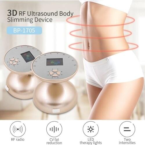 3D RF Ultrasound Body Slimming Device LED Cavitation Fat Burner Lose Weight Body Shaper Skin Tightening Lift Massager