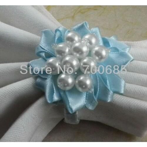 Beaded wedding napkin ring, napkin holder, decoration napkin ring