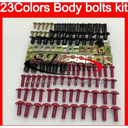 Fairing bolts full screw kit For YAMAHA ZG1400 08 09 10 11 ZG-1400 08-11 ZG 1400 2008 2009 2010 2011 Windscreen bolt screws Nuts