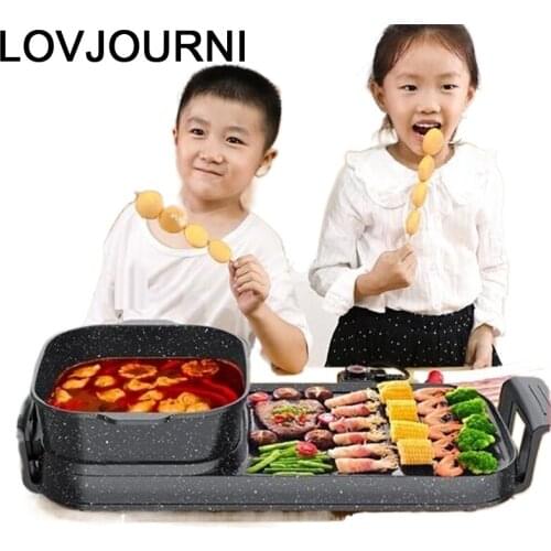 Chapa Gril Cast Iron Kebab Machine Raclette Hotplate Churrasqueira Barbacoa Barbecue for Outdoor Mangal Electric Bbq Grill