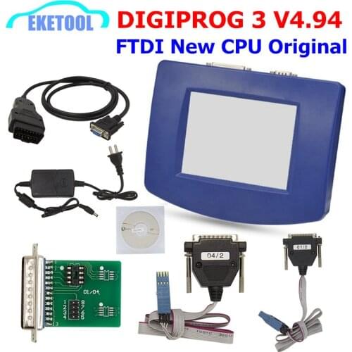 Digiprog 3 V4.94 OBD Version FT232 Stable Quality Digiprog3 OBD ST01 ST04 Odometer Digiprog iii OBD Cable