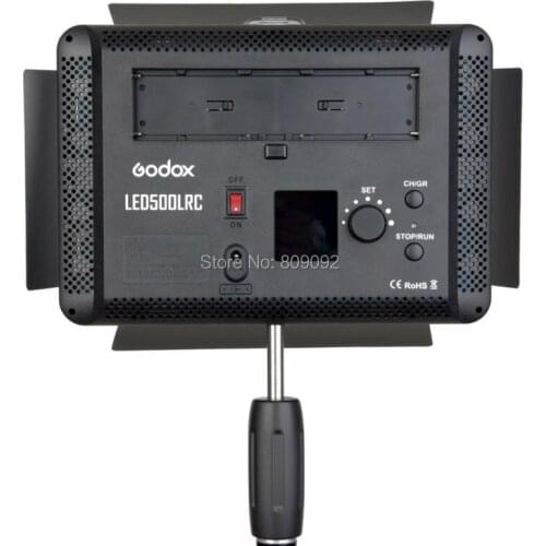 Godox LED500LRW 3300-5600K 500 LED Video Light Lamp + Remote for DV Camcorder Camera + Charger