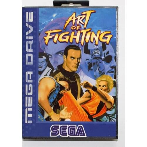 Art of Fighting Boxed Version 16bit MD Game Card For Sega MegaDrive Sega Genesis System