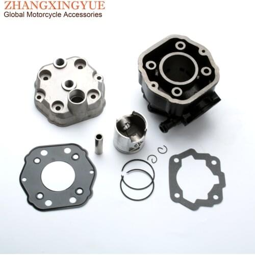 70cc Big Bore Cylinder Kit & Head for Derbi GPR 50 Nude R - Replica Racing EBS050 Senda 50cc Euro2 EBE/EBS 2T