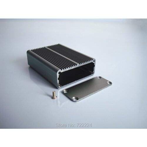 One piece 45*18.5*60mm small aluminum project box profiles aluminum alloy shell power box housing DIY junction case PCB shell