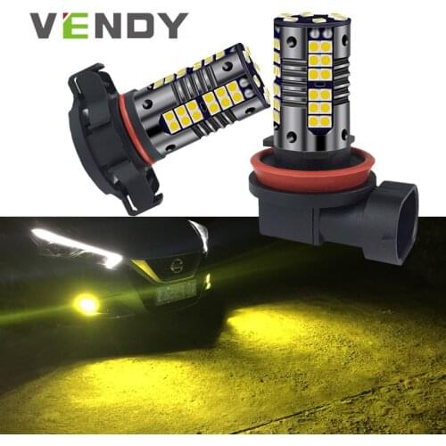 2pcs Canbus Bulb H8 H11 H16 9006 HB4 PSX24W H10 HB3 PSX26W P13W Car LED Lights Auto Lamp For vw polo audi a3 8l 8p volvo c70 s60