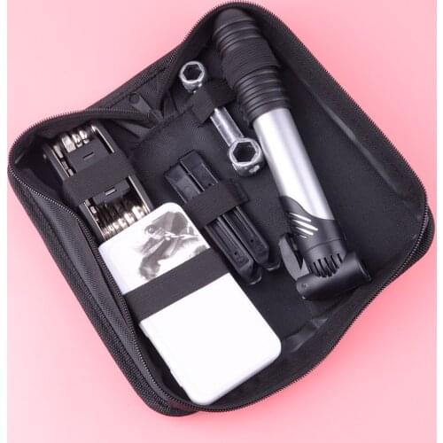 LETAOSK New Bicycle Folding Tire Repair Multi Tools Kit Set Mountain Bike Cycle Puncture Tyre Lever Pump