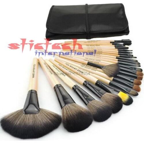 By dhl or ems 20 sets Professional Makeup Brush Set Tools Make-up Toiletry Kit Wool Brand Make Up Brush Set Case
