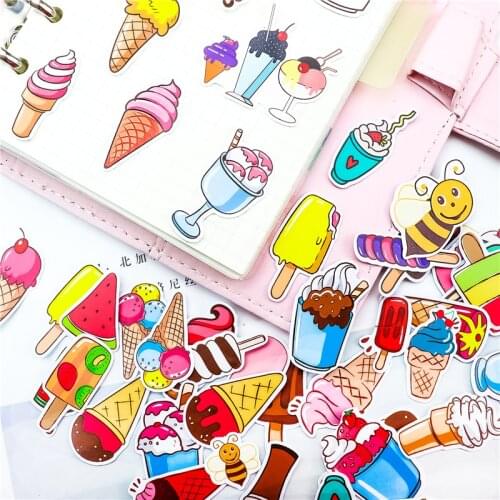 Stickers 51pcs Rooftop Coffee House Bullet Journal Decorative Stationery Stickers Scrapbooking DIY Diary Album Stick Lable