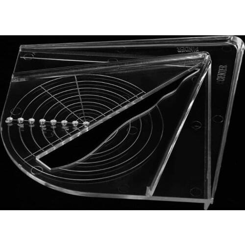 Plastic Center Finder for Square Round Octagon Hexagon Stock Woodwork Supplies M89B