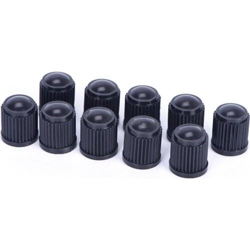 50pcs/lot Plastic Bicyle Car Motorcycle Truck Wheel Tire Valve Stem Cap Dust Cover Lid Black Tyre Air Wheel Valve Stem Caps