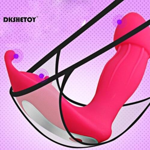 Wearable panties Vibrator Invisible Dildo Clitoris Stimulator Wireless Remote Control g spot Vibrator for Adult Woman Toys FB