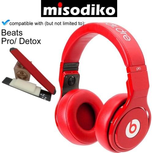 Misodiko Replacement Headband Cushion Pads - for Beats by Dr Dre Pro/ Detox, Repair Parts Headphones Headband