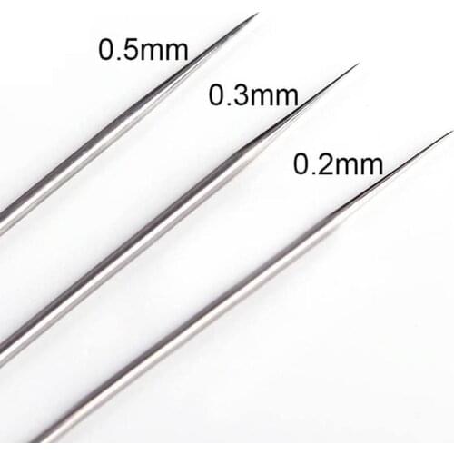 1Pcs Painting Airbrush Needle Replacement 0.2Mm 0.3Mm 0.5Mm Body Needle Nozzle Spray Brush Accessories Airbrush Parts Strok G7L5
