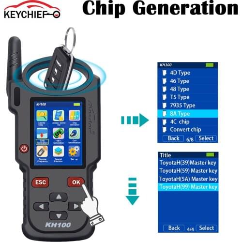 Lonsdor KH100 Hand-Held Remote/Smart Key Programmer