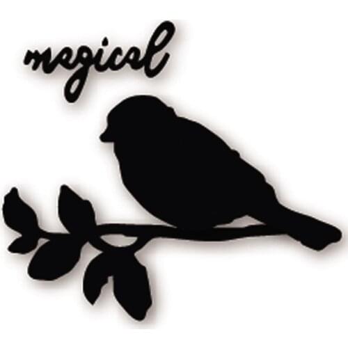 Bird on branch & magical Frame Metal Cutting Dies 2019 New Craft DIY Scrapbooking Die Cuts Decor Embossing Stencil Card Making