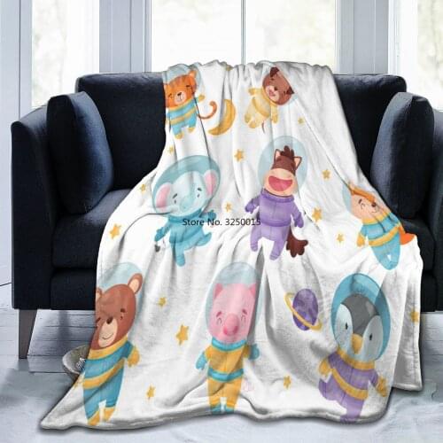 Super soft sofa blanket plaid collage sublimation cartoon animation bedding flannel plaid blanket bedroom decorative blanket