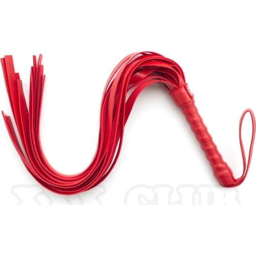 Thierry Spanking whip Fetish PU Leather Handle Scattered Whip Sex Adult Fun Tools Cosplay Game flirting Couple RolePlay
