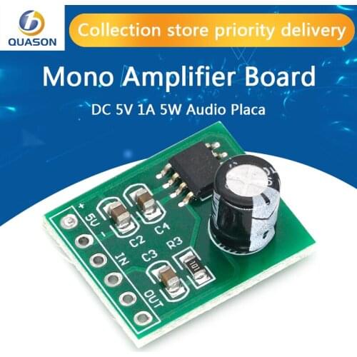 XH-M125 XPT8871 Mono Amplifier Board DC 5V 1A 5W Audio Placa Amplificador Mini Speaker Sound Board Volume Control