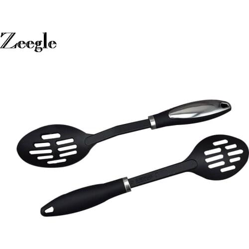 Zeegle Nylon Strainer Large Scoop Colander Kitchen Appliances Spoon Shovel Soup Spoon Filter Cooking Tools Kitchen Accessories