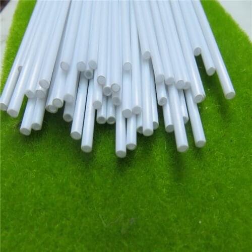 100pcs/lot Architecture 3mm ABS Round Plastic Tube Building Model