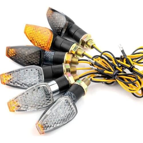 12V Motorcycle Turn Signal Light Blinkers Flashers Indicator Lights Amber moto Flashing Lights