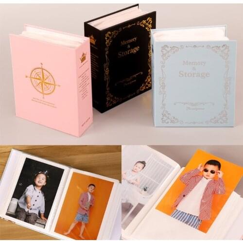 6 Inch 100 Pockets Photo Album Picture Storage Scrapbooking Case Frame for Kids Lovers Wedding Memory DIY Book