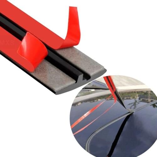 Window Roof Car Seal Strips Auto Seal Protection Dust Proof Front Rear Windshield Sealing Strips Noise Insulation Car Styling