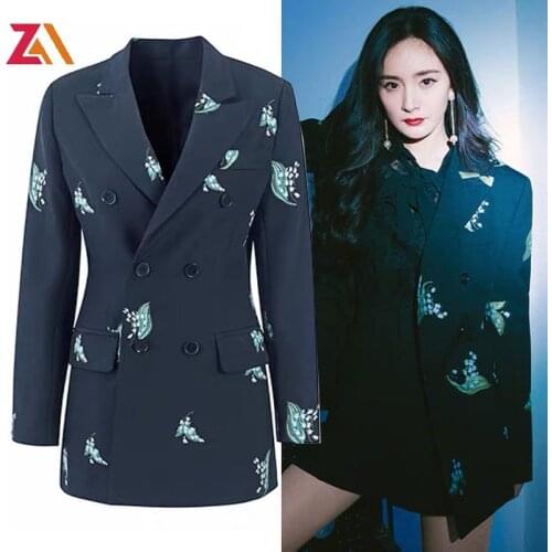 Женские двубортные пиджаки Cechy Daisy China At AliExpress