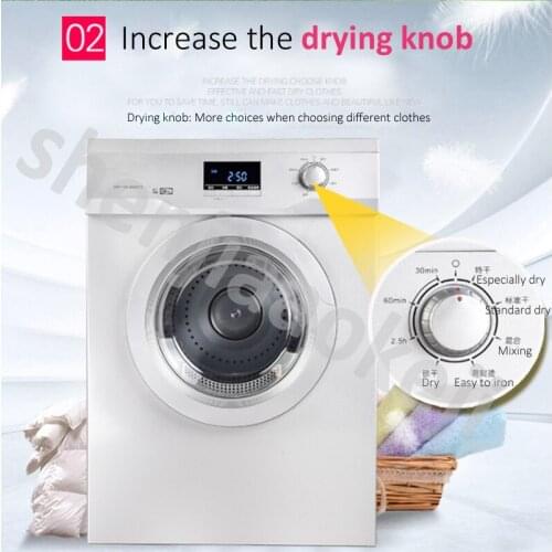 Intelligent Clothes Dryer 10kg automatic tumble-type Clothes Drying Machine Sauna Room/Hotel Clothes Drying Equipment 220v 1pc