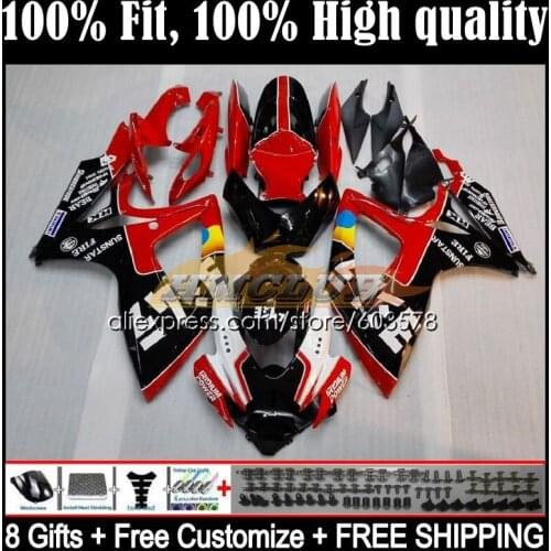 Injection For SUZUKI GSXR 600 750 CC GSXR-750 K6 750CC 5CL.13 GSXR750 GSXR-600 06 07 GSXR600 2006 2007 OEM Fairing New red