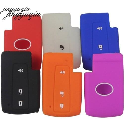 Jingyuqin 30pcs/lot 3 Buttons Remote Car Key Case Cover Holder For Toyota Prius Crown Avensis Verso Remote Smart Key Fob