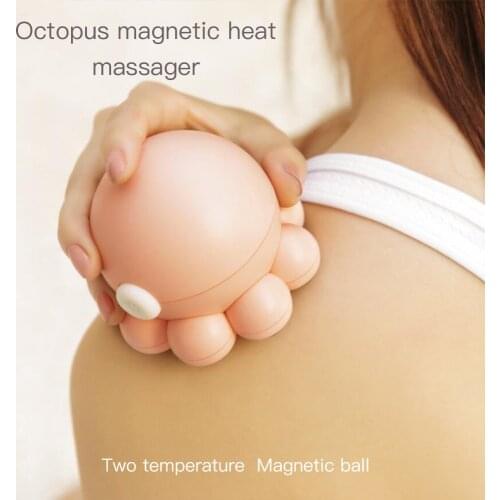 Octopus Heating Neck Massager Whole Body Massage Relaxation Tool Promote Blood Circulation Back Legs Pain Relief For Travel